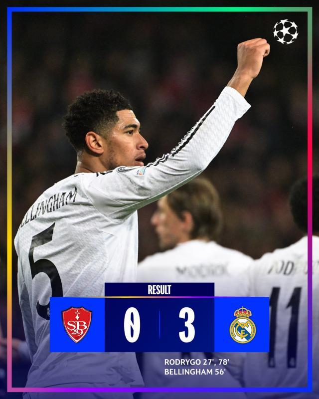 开云手机版-【欧冠】皇马3比0客胜布雷斯特，罗德里戈梅开二度